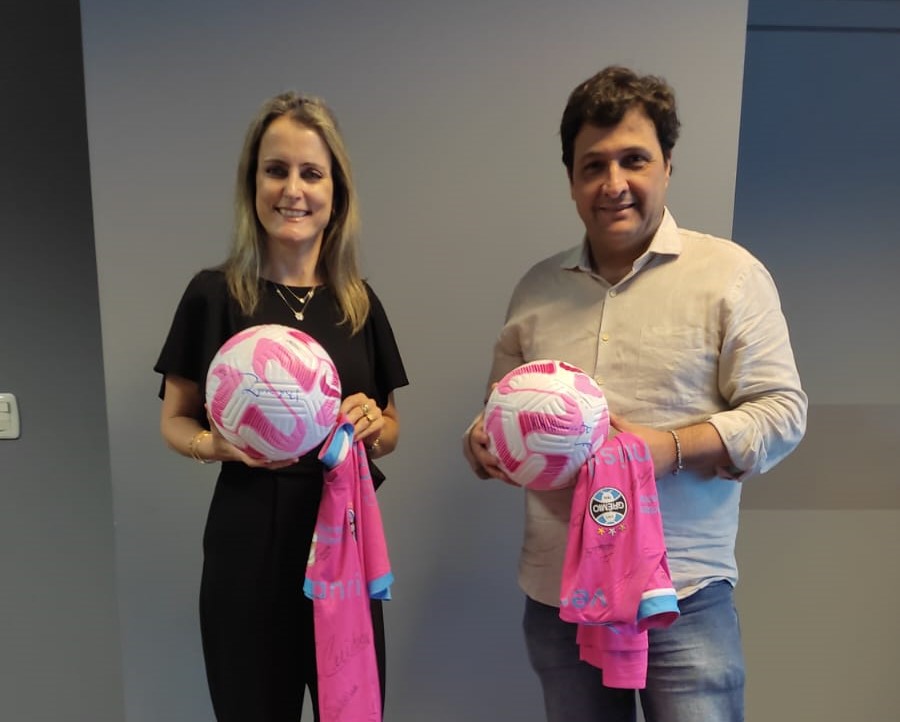 Read more about the article Grêmio se une ao Imama para apoiar a causa do câncer de mama