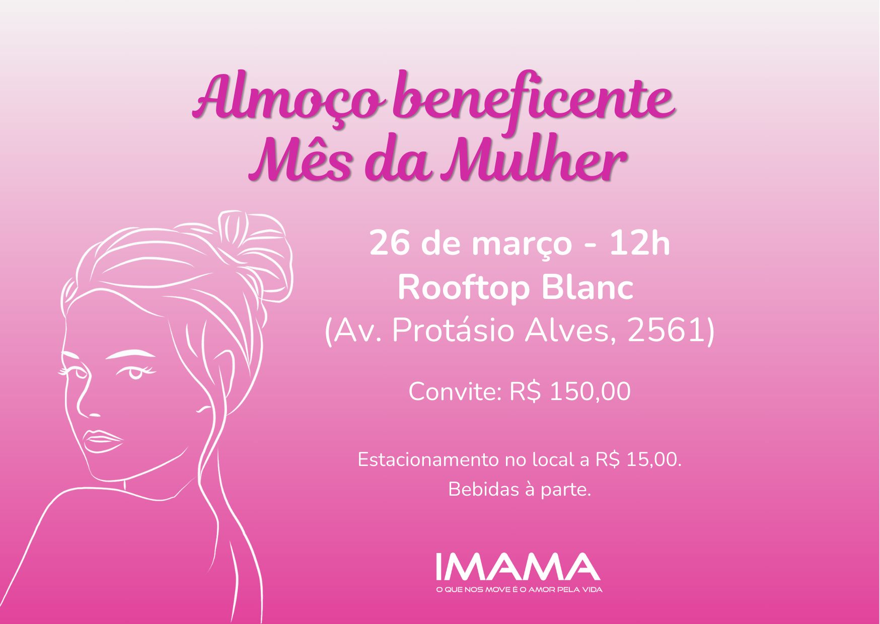 Read more about the article Almoço beneficente do Dia da Mulher será no dia 26 de março